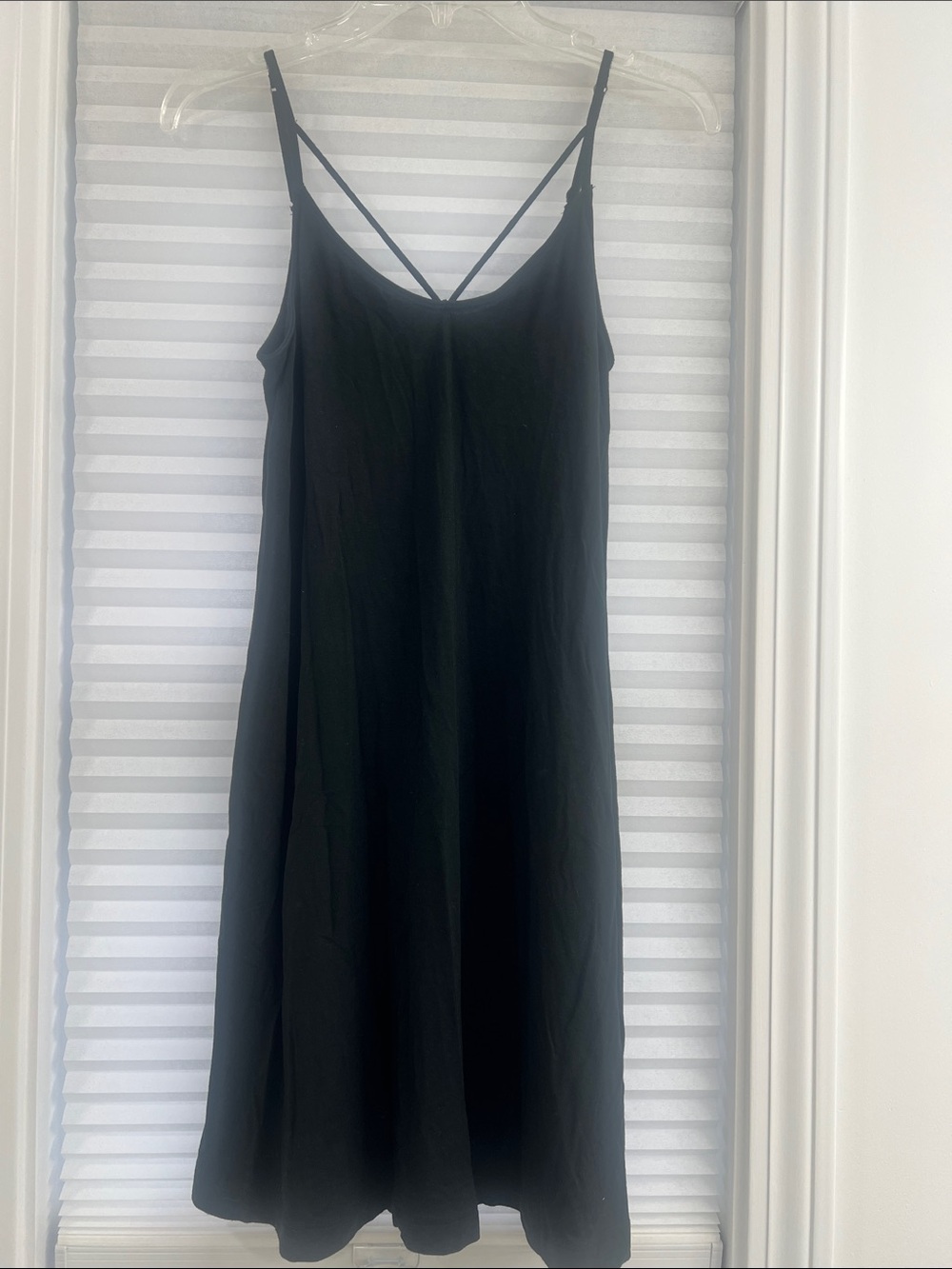 Hollister Black Strappy Slip Dress